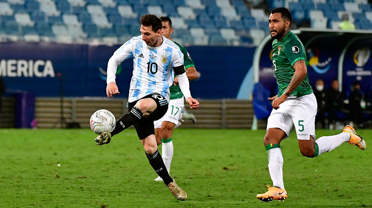 Messi nets two goals for Argentina in 4-1 win over Bolivia