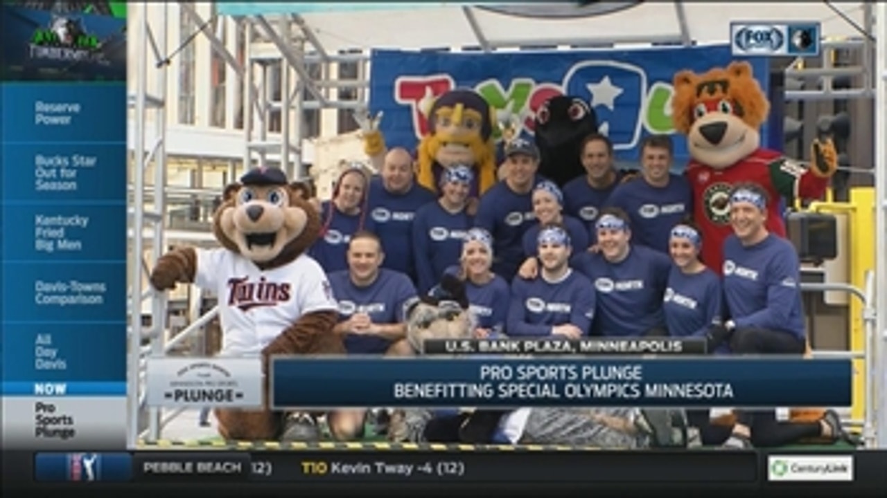 FOX Sports North takes the plunge with local sports execs for Special Olympics Minnesota