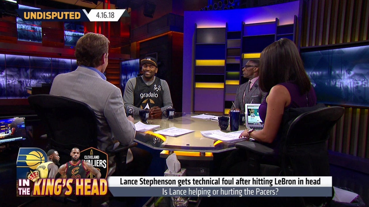 Metta World Peace on Lance Stephenson's matchup with LeBron in Rd. 1 of the playoffs ' UNDISPUTED