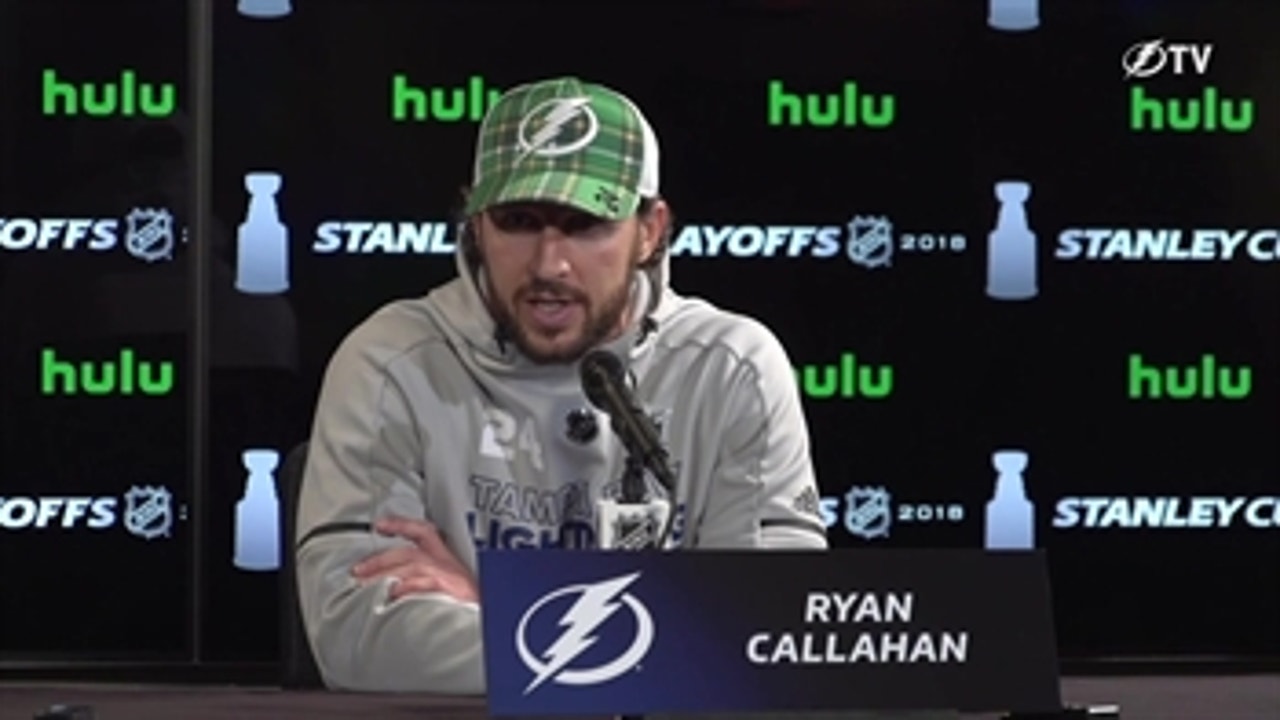 Ryan Callahan on how the Lightning can bounce back from the Game 1 loss