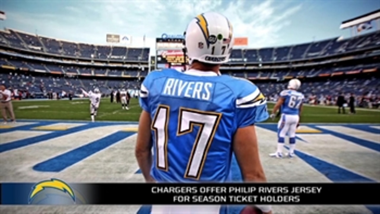 Chargers hope to fill stands with powder blue by offering Rivers jersey