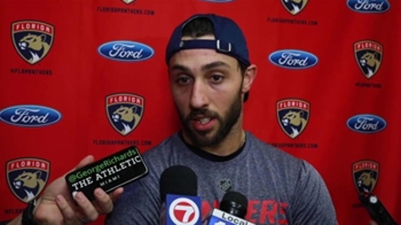 Vincent Trocheck hopeful his return to the Panthers is right around the corner