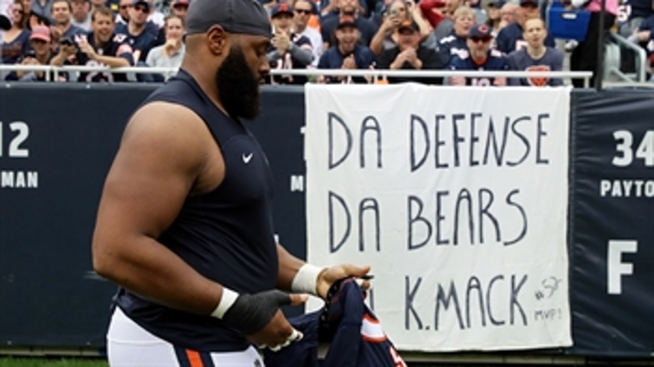 Akiem Hicks will be fined $33,000 for making contact with an official