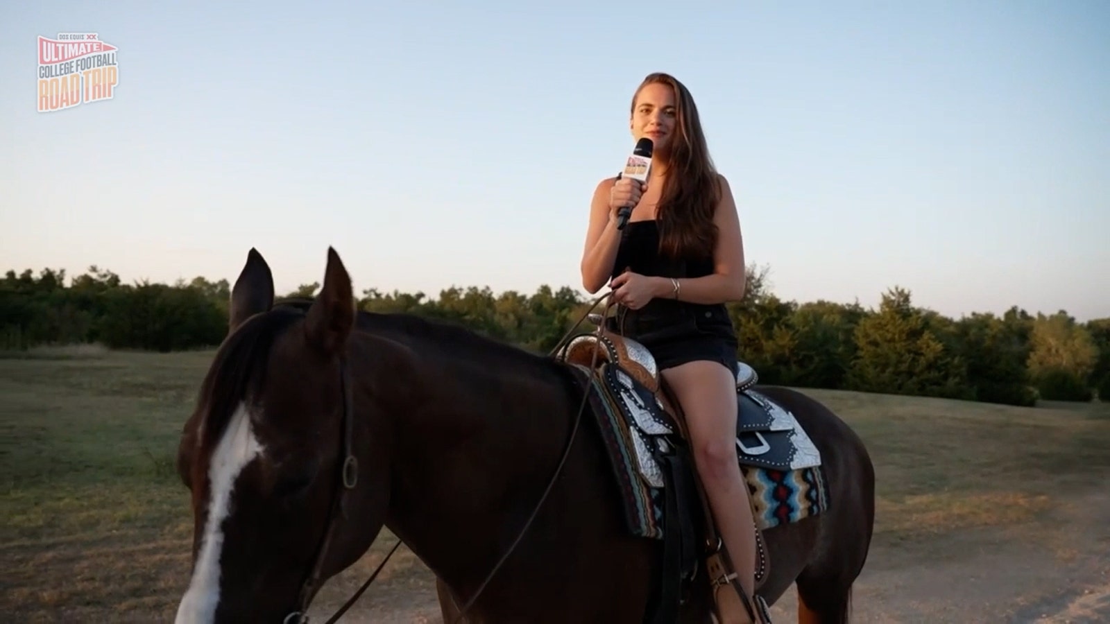 Charlotte Wilder meets Oklahoma's most famous ponies ' Ultimate College Football Road Trip