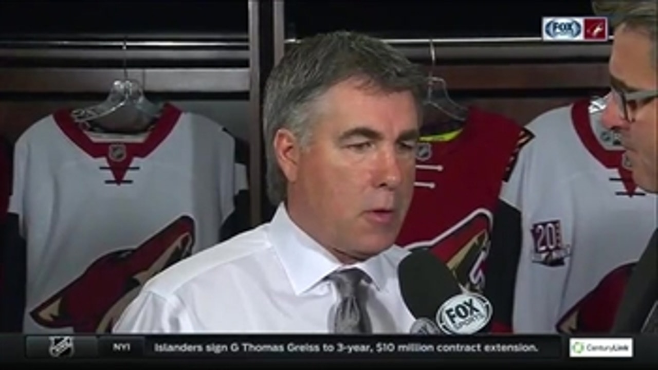 Dave Tippett: 2 soft calls were tough to swallow
