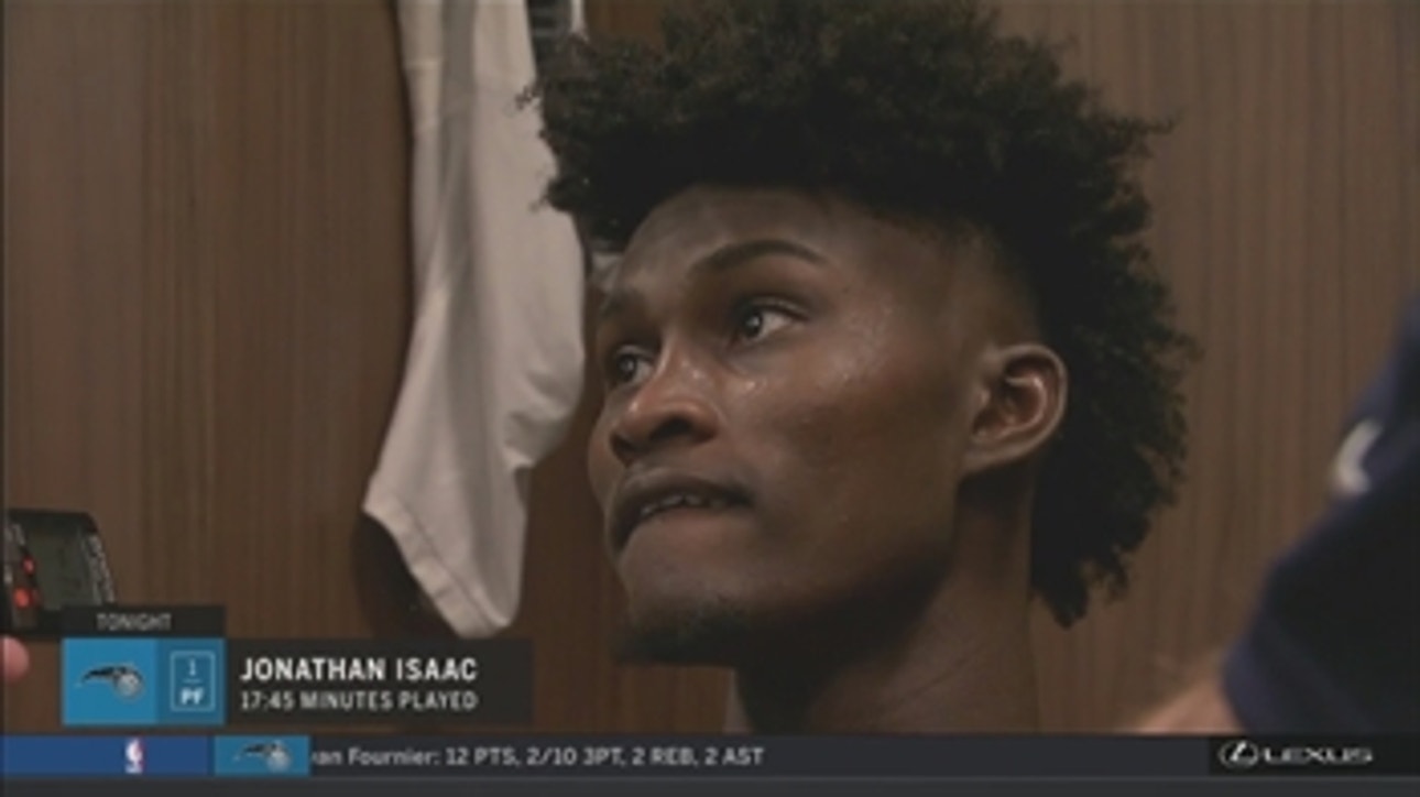 Jonathan Isaac feeling ready to take on more minutes