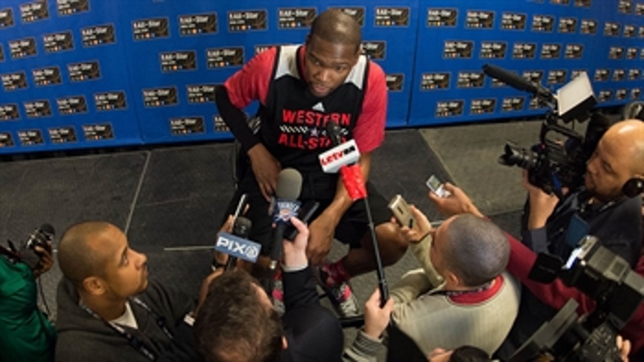 Is Kevin Durant taking shots at the media a problem?