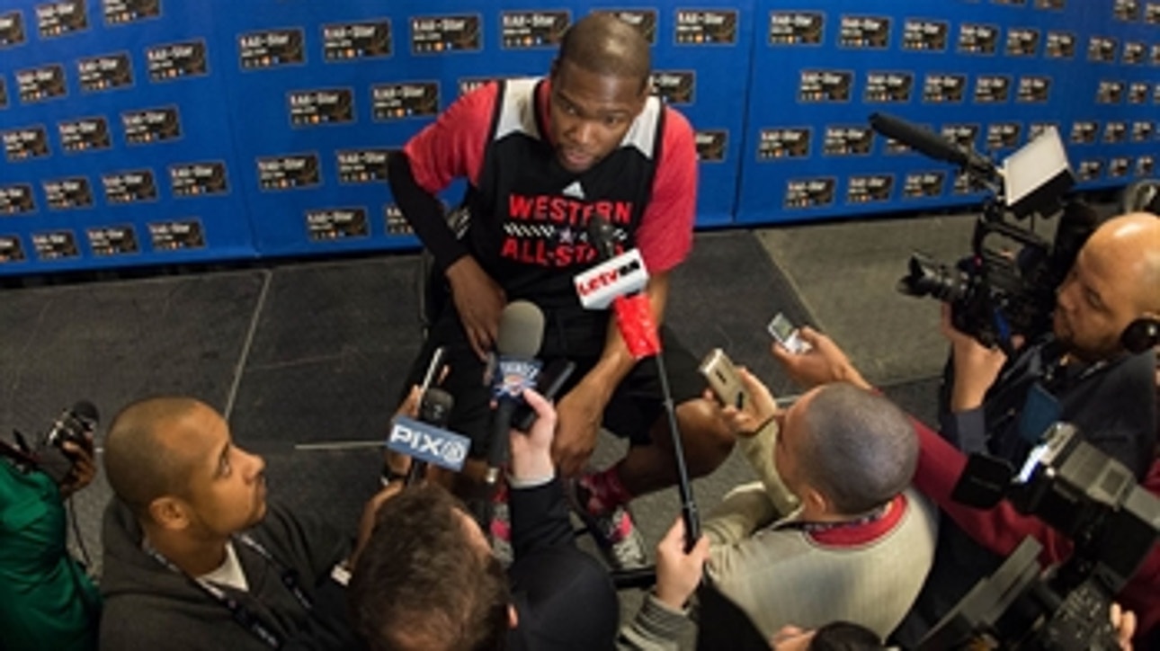 Is Kevin Durant taking shots at the media a problem?