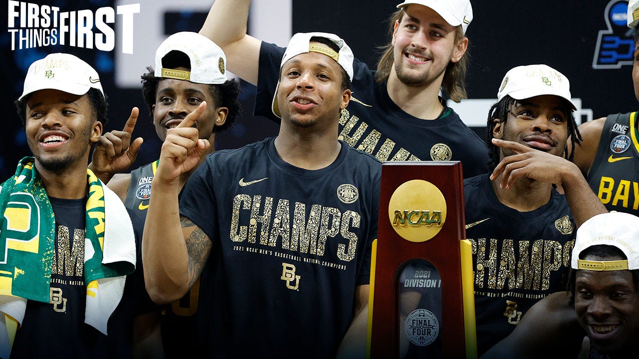 Nick Wright on Baylor's NCAA Championship win: 'They've been better than Gonzaga all year' | FIRST THINGS FIRST