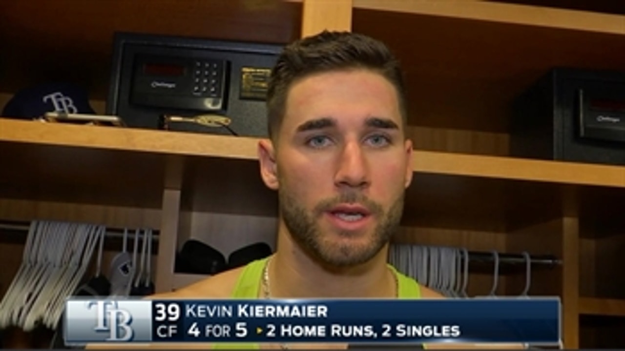 Rays' Kevin Kiermaier feeling locked in at the plate