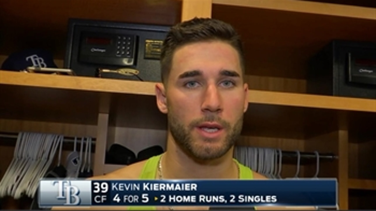 Rays' Kevin Kiermaier feeling locked in at the plate
