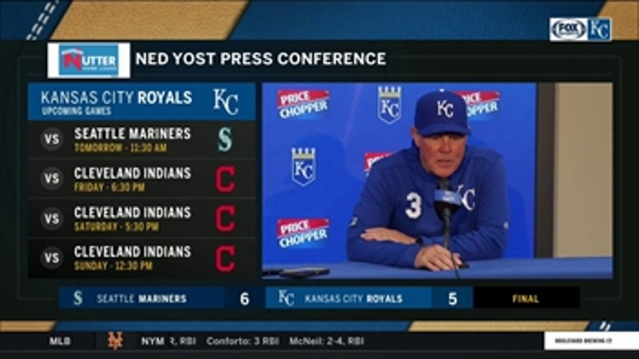 Yost after Royals' wild loss to Mariners: 'It was a great game'