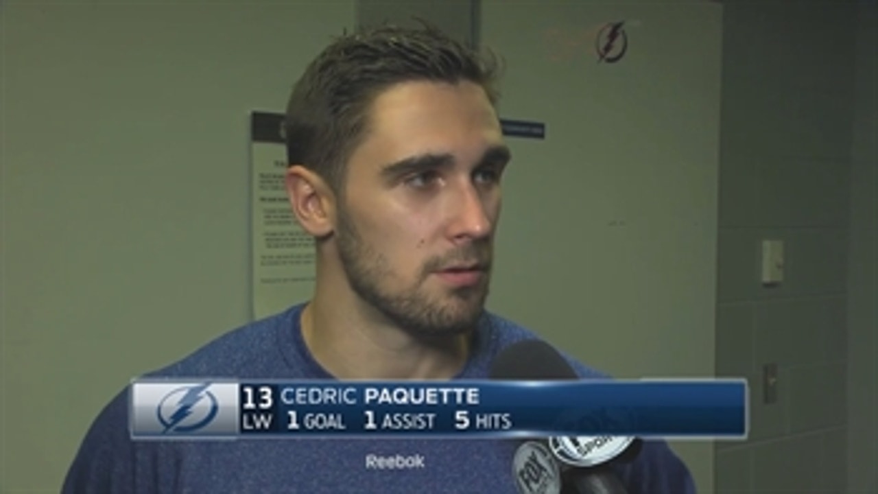 Cedric Paquette: It's nice to see everyone contribute