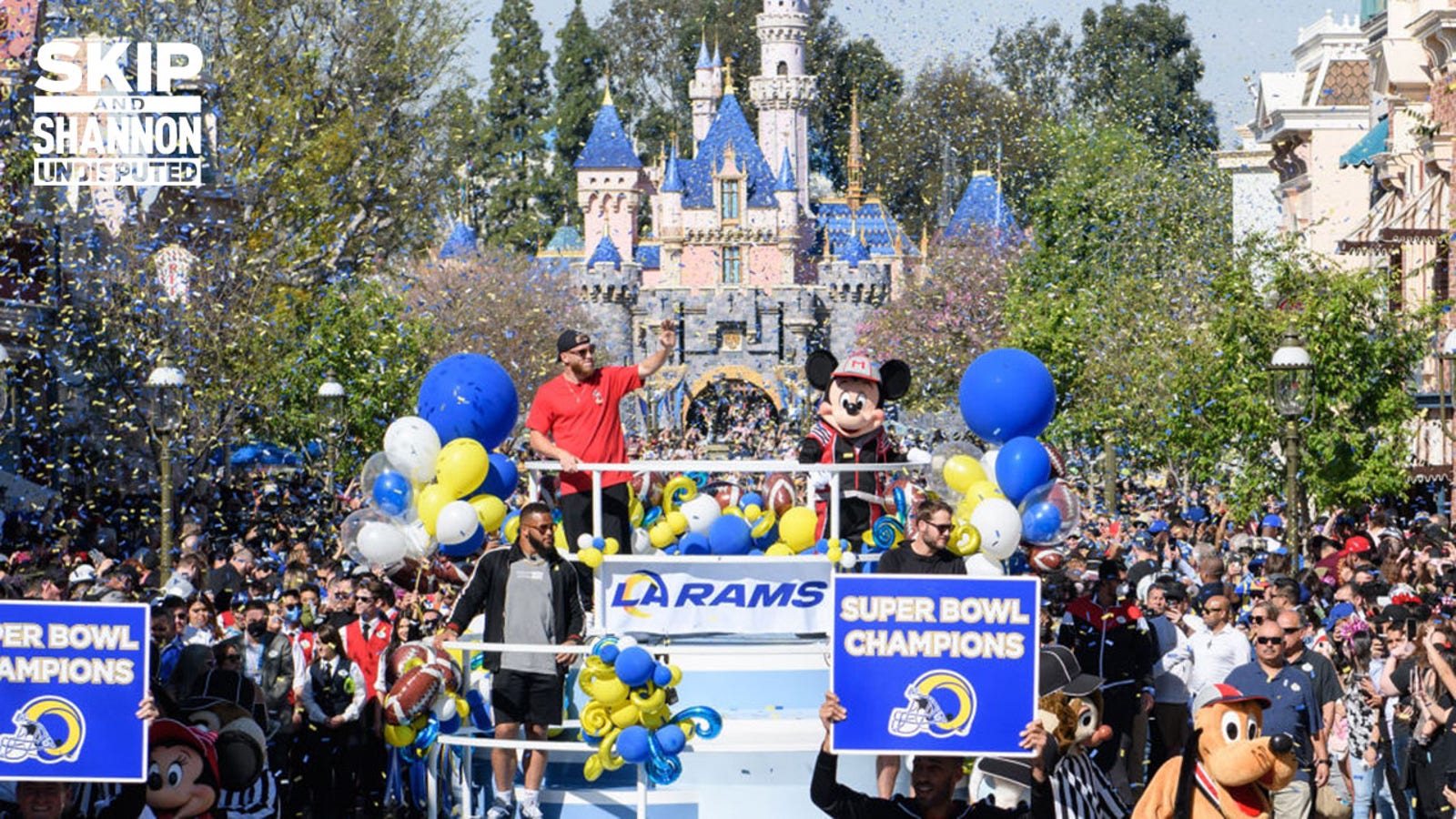 'LeBron is better than this' — Skip Bayless on LBJ's suggestion of a Rams, Lakers and Dodgers joint parade I UNDISPUTED