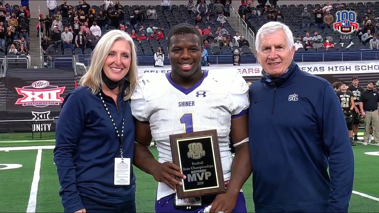 Doug Brooks is Defensive MVP in Shiner's State Title Win | UIL State Championship