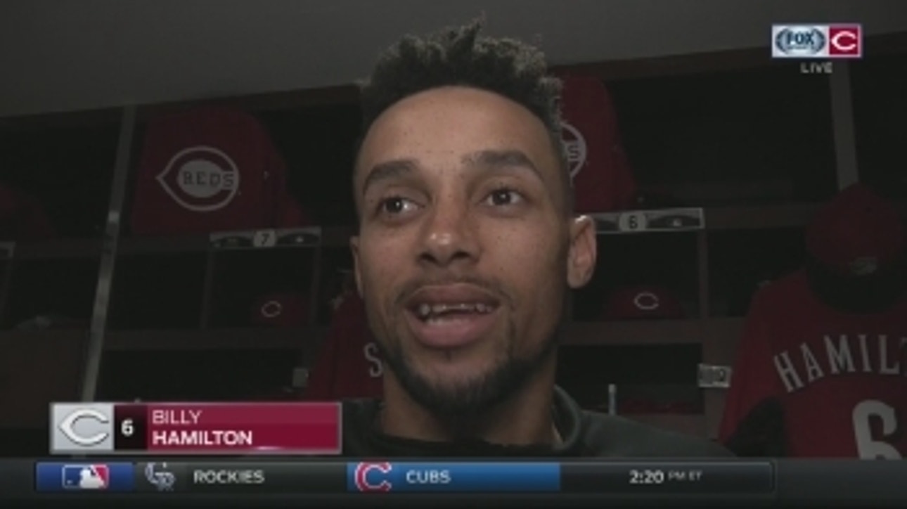 Reds' Billy Hamilton calls incredible catch first HR robbery