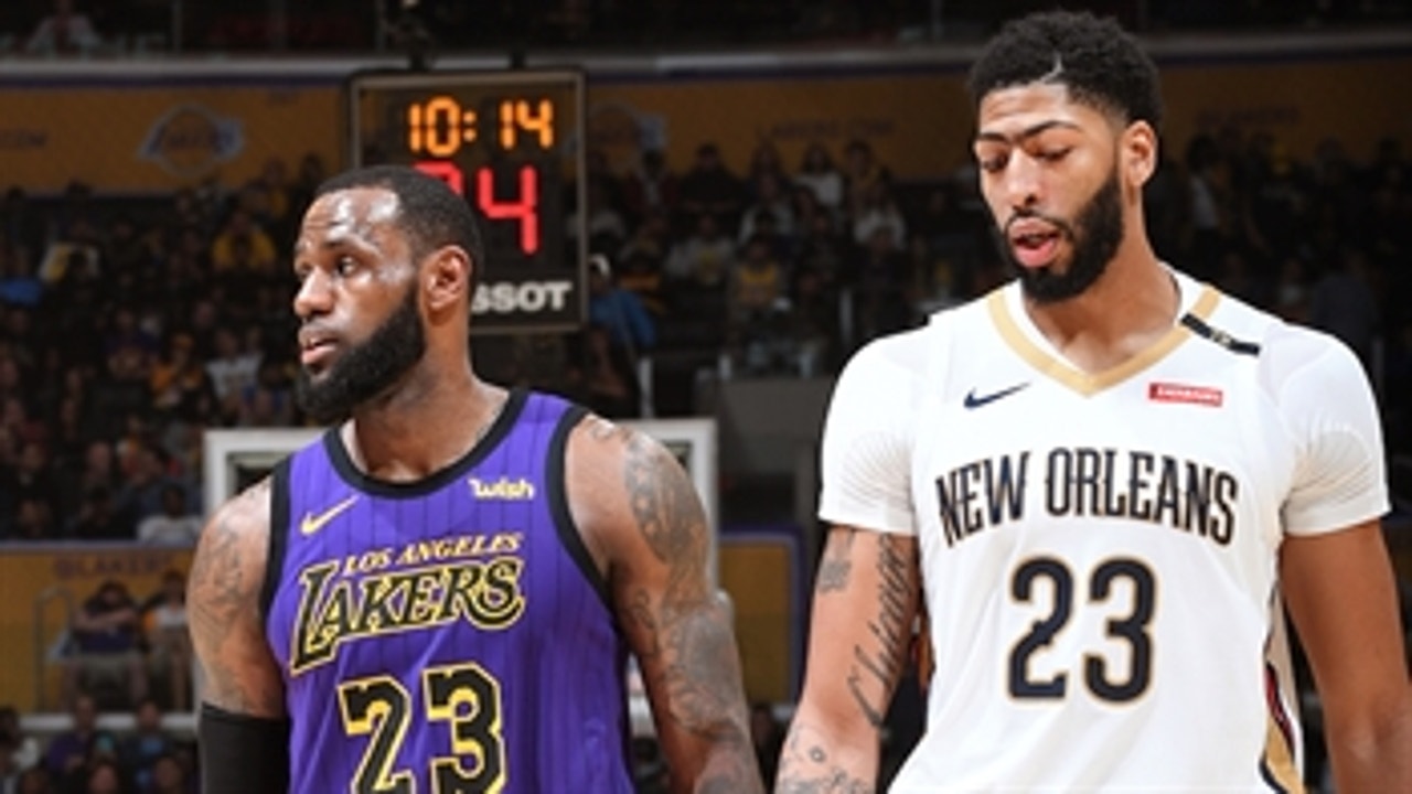 Nick Wright 'absolutely' believes the Lakers can contend against the Warriors with Anthony Davis