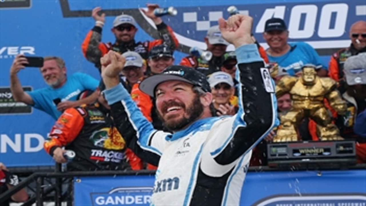 Martin Truex Jr. talks about his win at Dover after starting from the rear