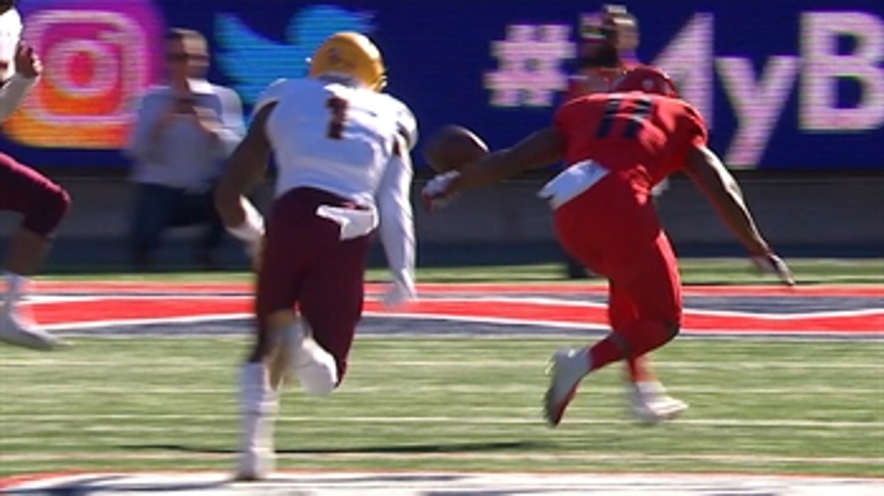 Arizona and Arizona State play a game of 'hot potato' in the second quarter