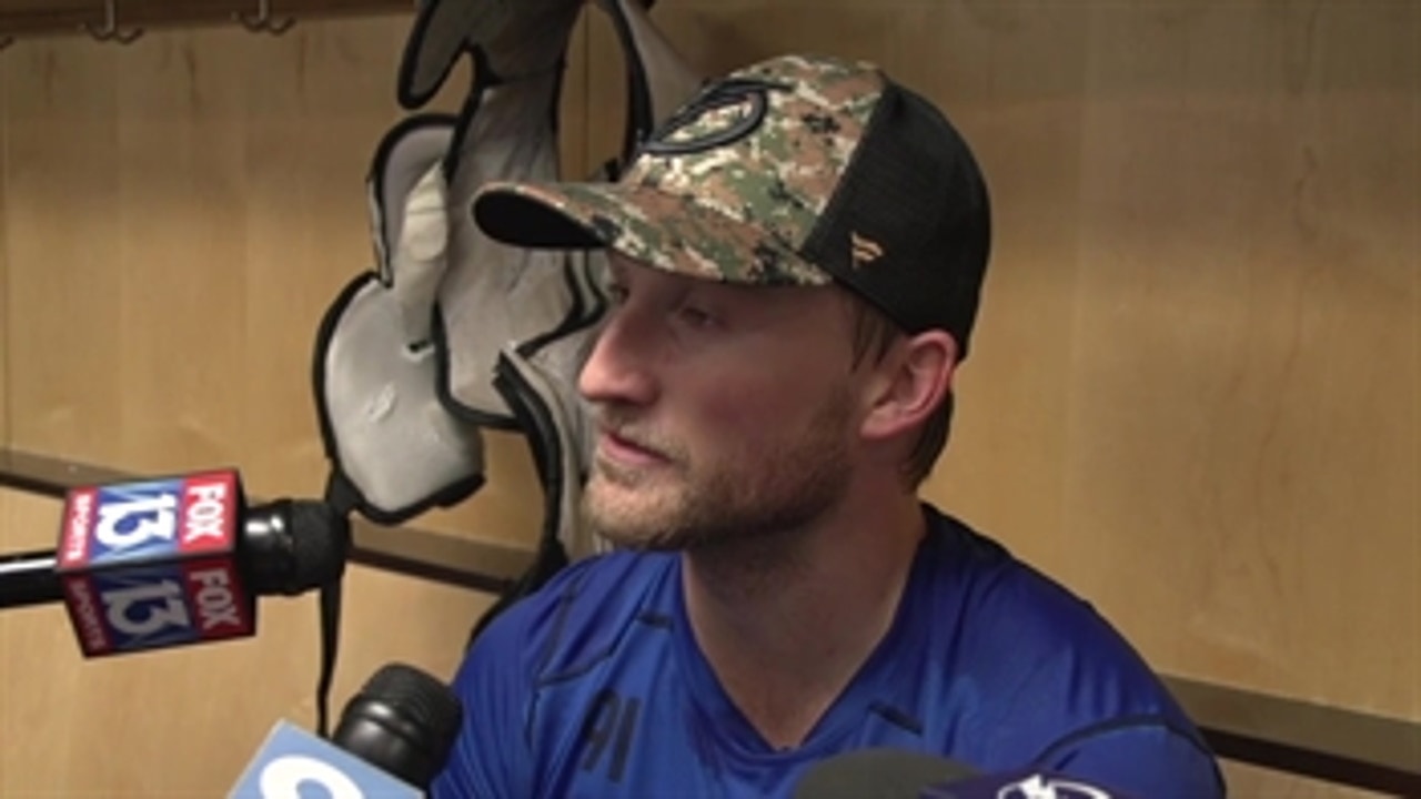 Lightning captain Steven Stamkos on the end of the team's long point streak