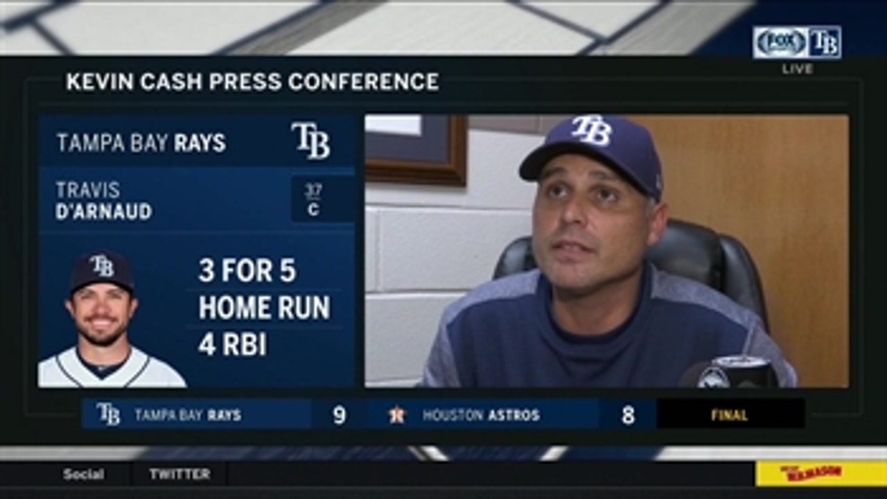 Kevin Cash happy with win, not with the 10 walks