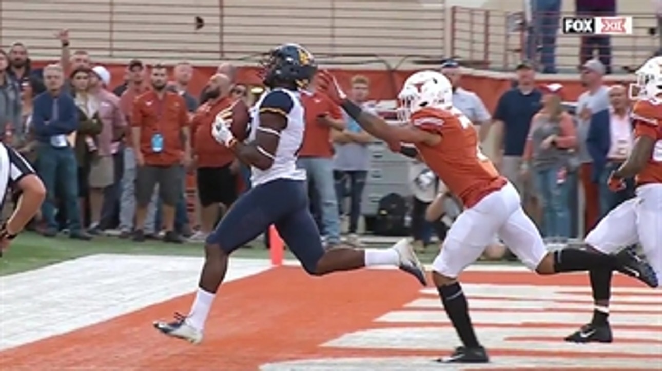 Will Grier's clutch TD pass puts No.13 West Virginia in position to take down No. 17 Texas
