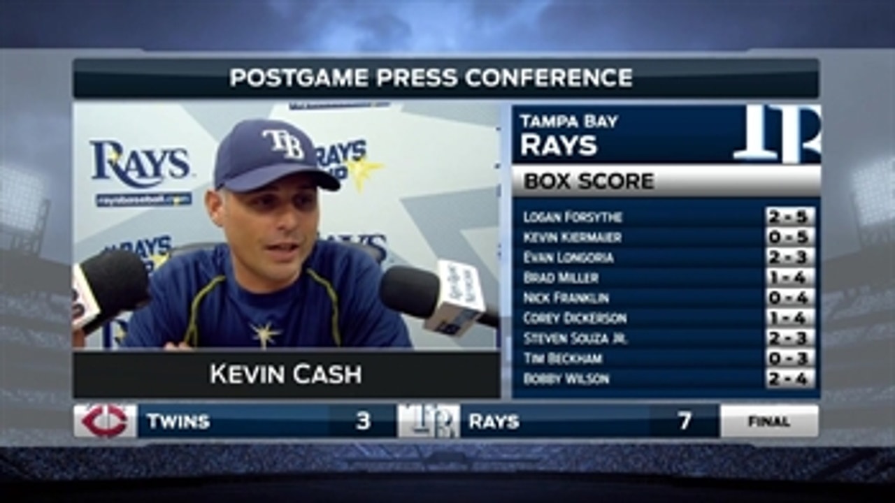 Kevin Cash: We had more energy today