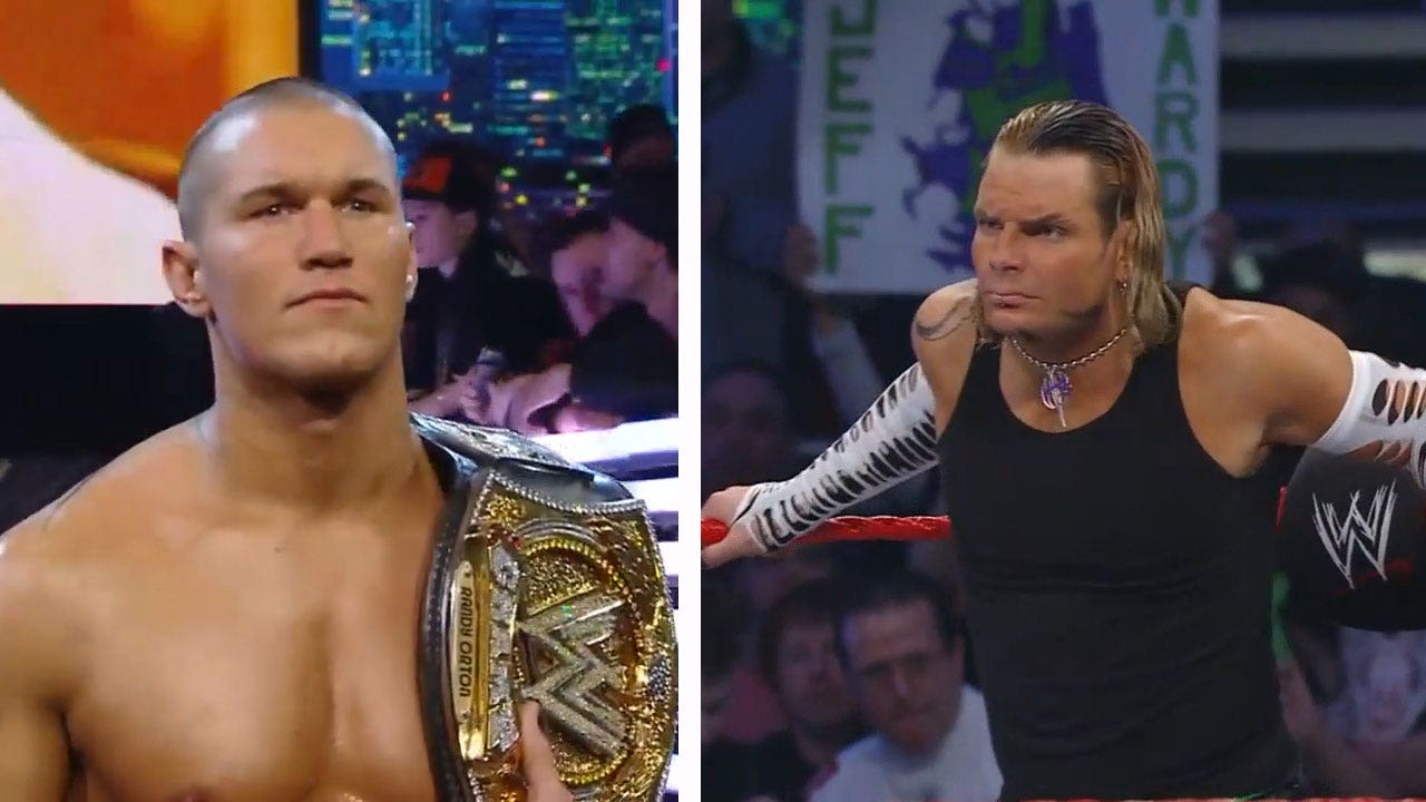 Relive 2008 Royal Rumble match between Randy Orton and Jeff Hardy ' WWE ON FOX
