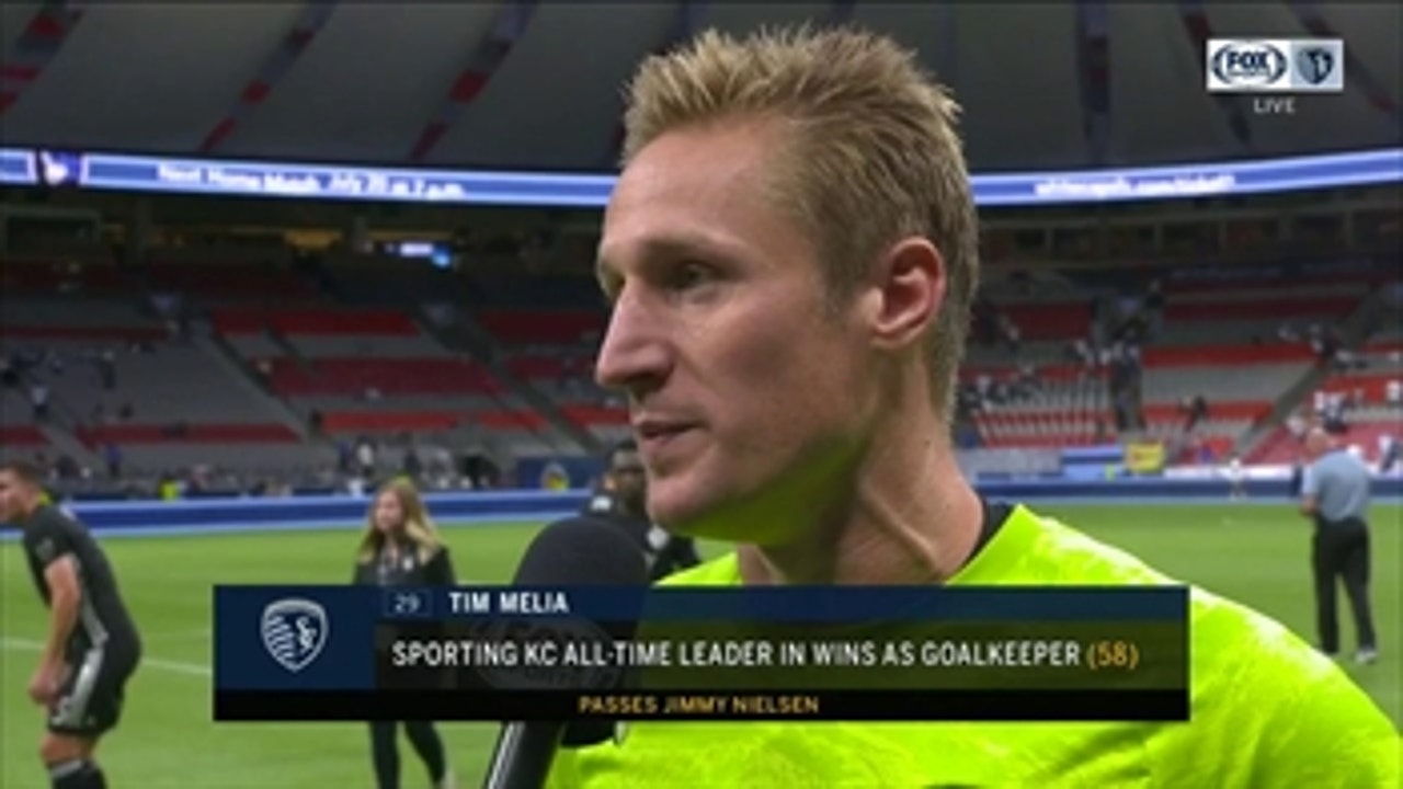 Melia on becoming SKC's winningest goalkeeper: 'I hope there's a lot more to come'