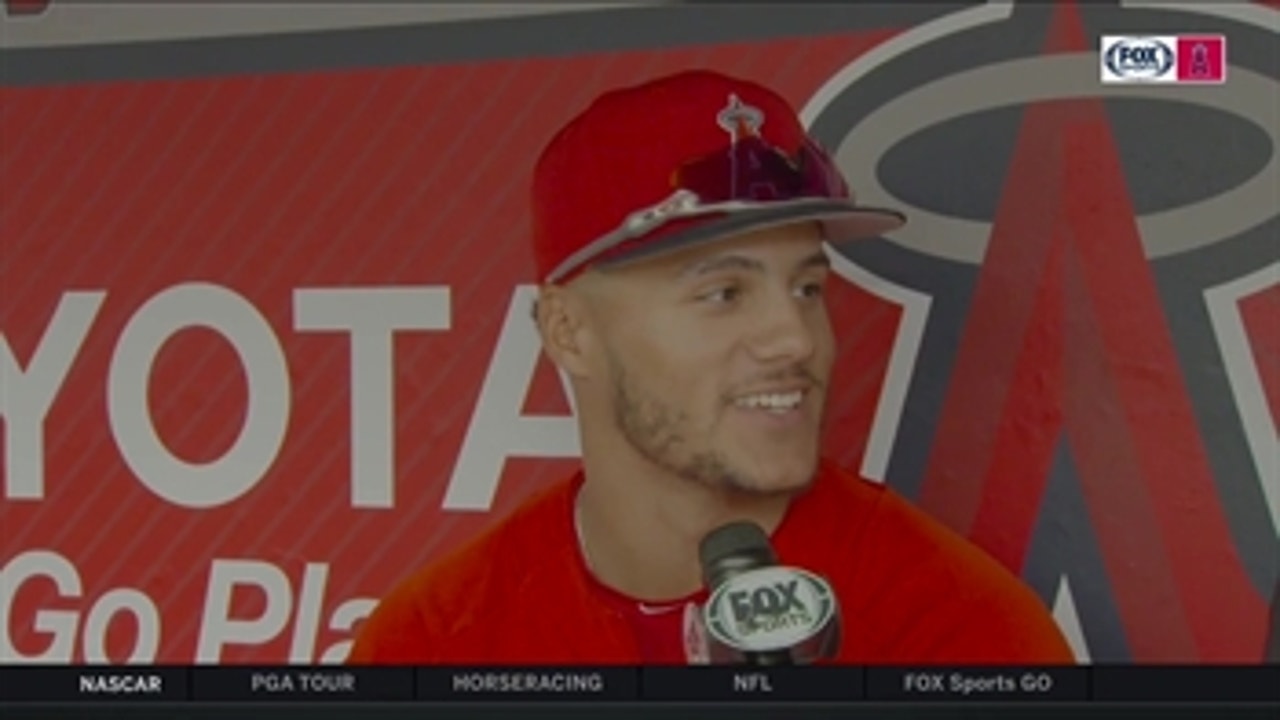 Michael Hermosillo oozes happiness while describing his emotional MLB debut