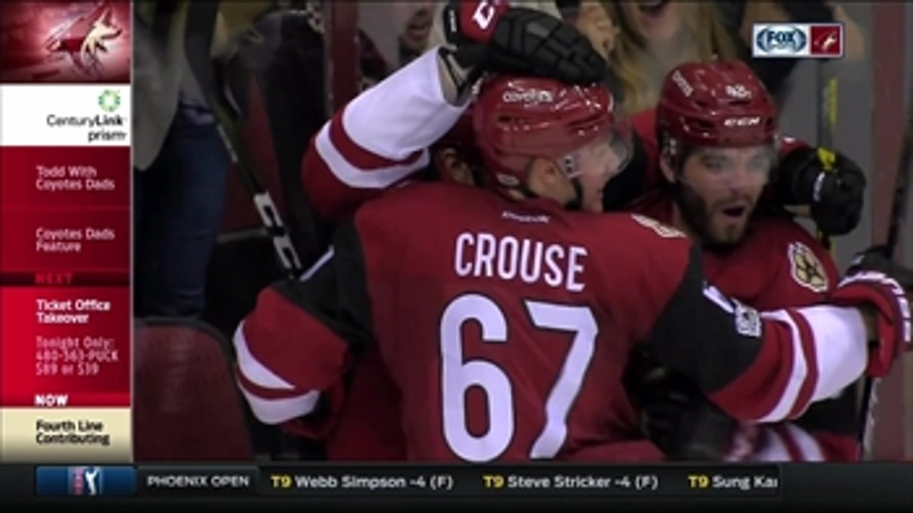 Coyotes fourth line picking up the pace
