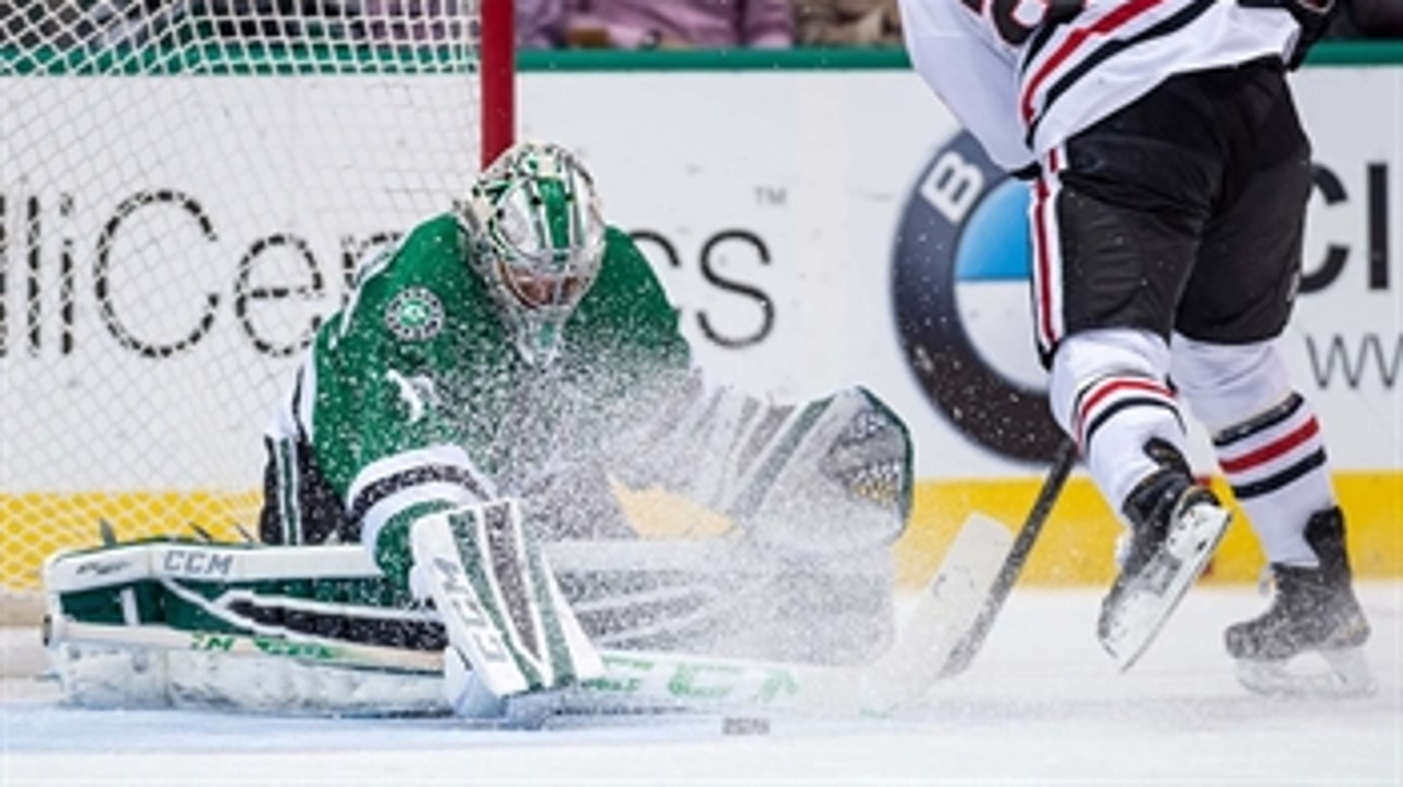 Stars shine with a 4-0 victory over Blackhawks