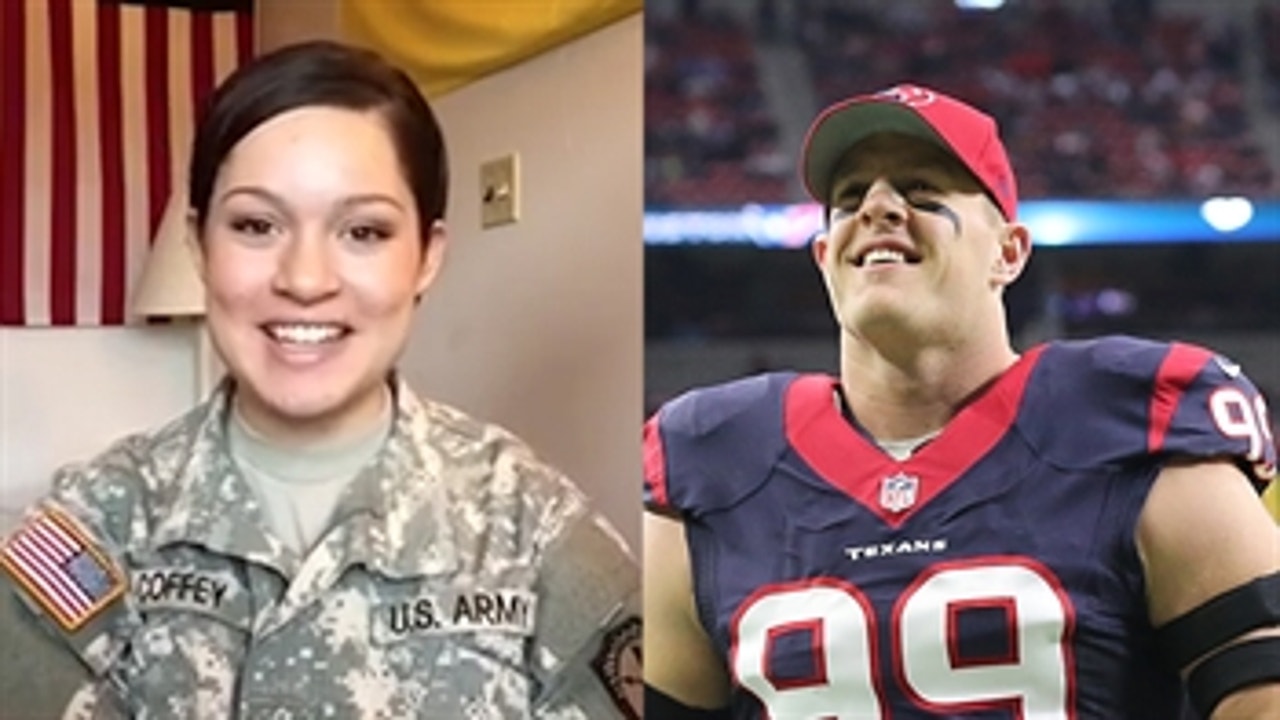 Jj watt on sale army jersey
