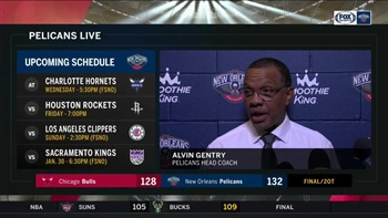 Alvin Gentry: 'I've never had a bad win'
