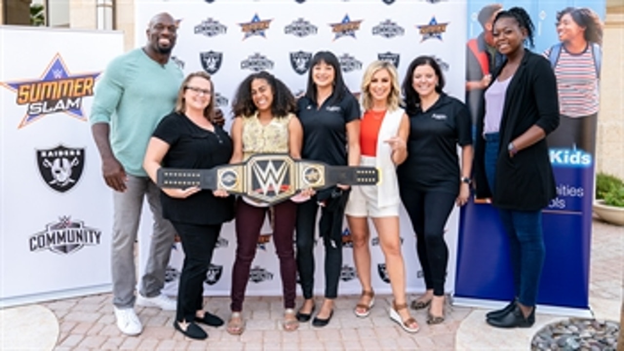WWE honors Community partners in Las Vegas during SummerSlam Week