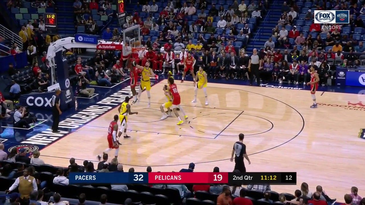 WATCH: Jrue Holiday attacks the paint ' Pelicans ENCORE