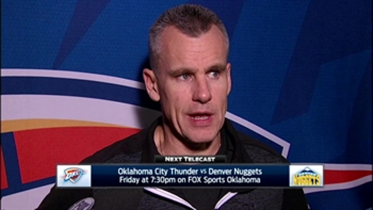 Billy Donovan asks 'Are we improving?' after loss to Kings
