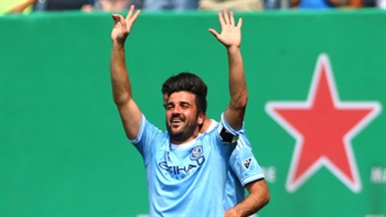 Adidas Moment Of The Match: David Villa's beautiful first touch and fine finish