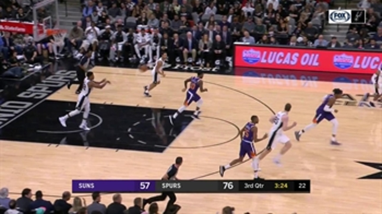 VIDEO: Mills Nails Transition 3-Pointer To Extend Spurs Lead To 22
