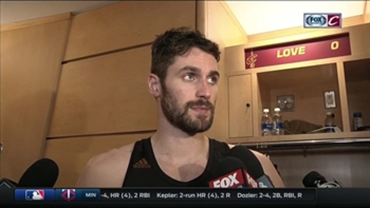 Kevin Love credits Celtics' fight, looks forward to film session