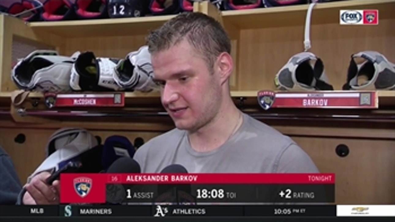Aleksander Barkov: 'We did not think, we just played hockey'
