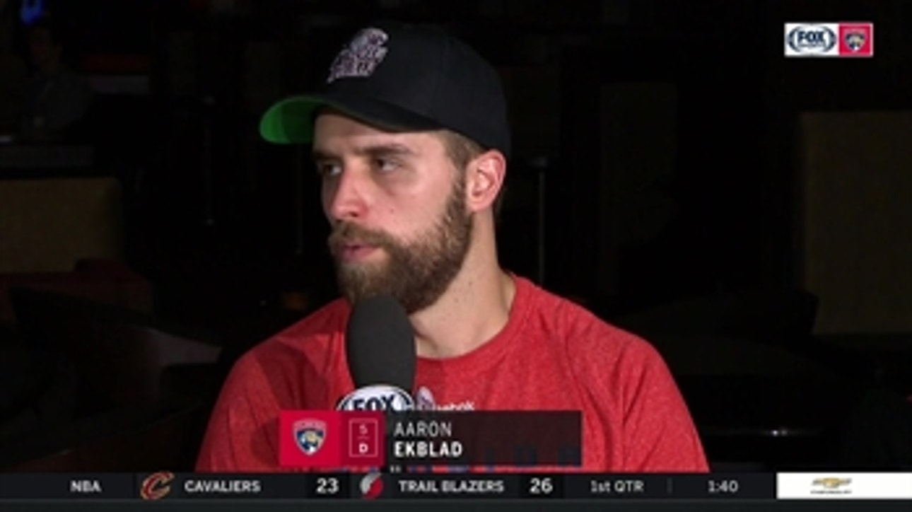 Aaron Ekblad on Panthers play: 'We came out hot, and kept it for the whole 60 minutes'