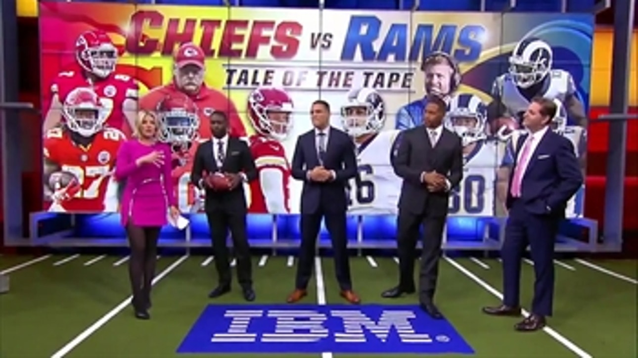 The NFL on FOX Kickoff Crew breaks down the Tale of the Tape for Chiefs vs. Rams
