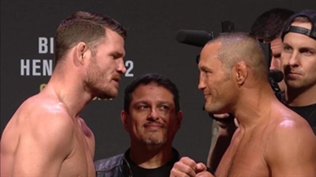 Michael Bisping and Dan Henderson weigh in for their rematch at UFC 204