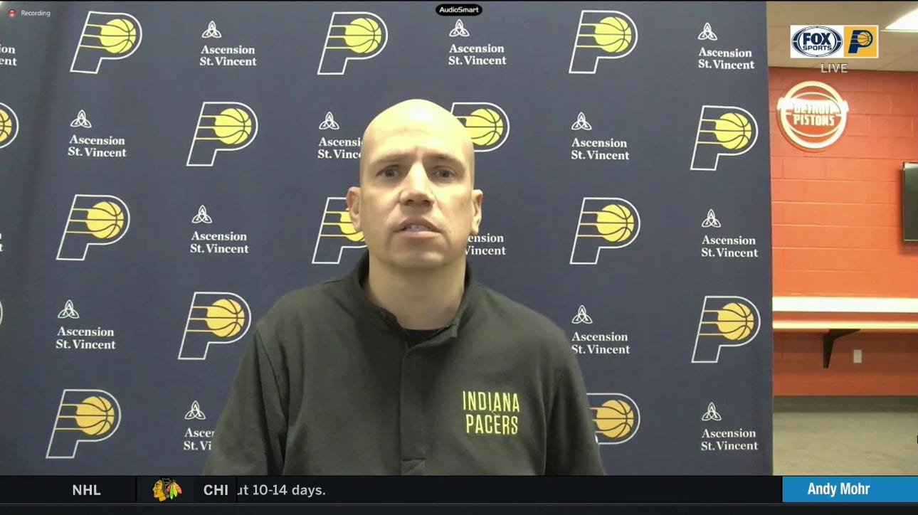 Nate Bjorkgren: Pacers 'stayed in attack mode' in win over Pistons