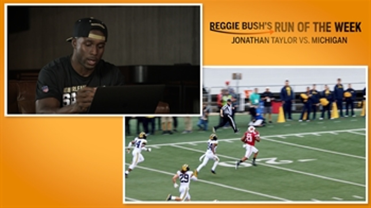 Jonathan Taylor vs Michigan ' Reggie Bush's Run of the Week