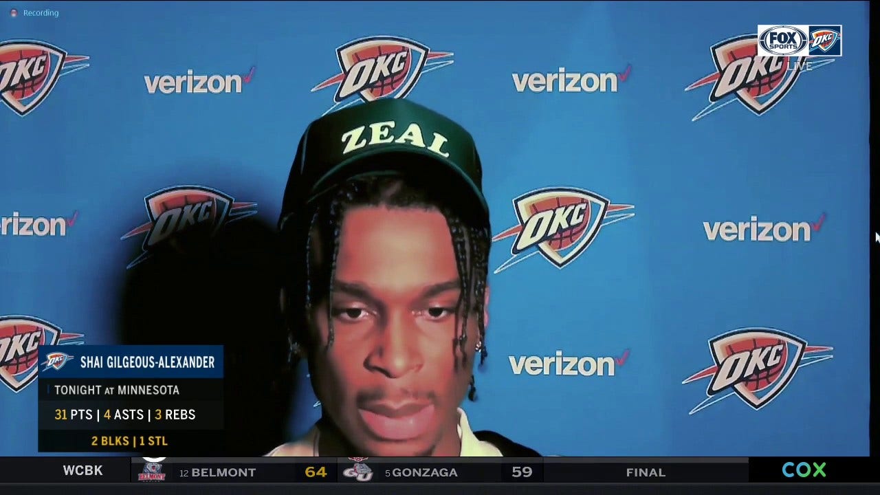Shai Gilgeous-Alexander: 'We're going to bring the energy and competitiveness'
