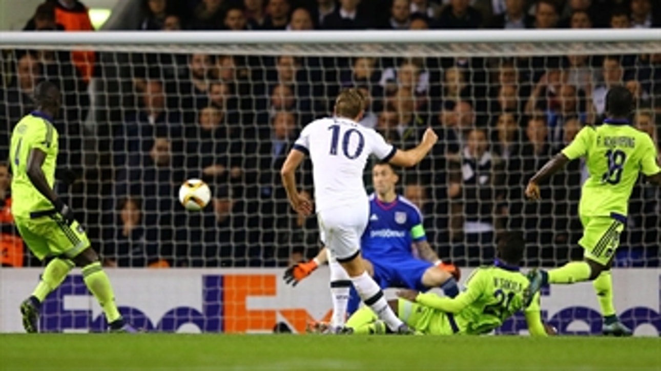 Kane opens the scoring up for Tottenham ' 2015-16 UEFA Europa League Highlights