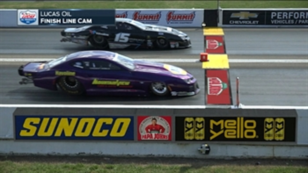 Vincent Nobile claims the Pro Stock final by .0007 seconds ' 2018 NHRA DRAG RACING