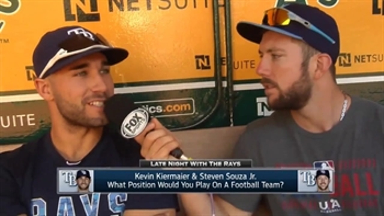 Safety valve: Kevin Kiermaier, Souza Jr. on where they'd play on the gridiron